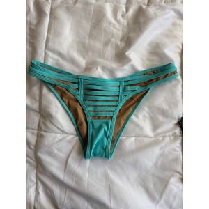 Beach Bunny Gunpowder & Lace Bikini Bottom Size Small